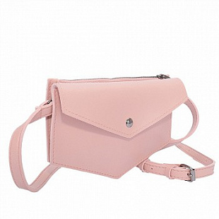 Сумка поясная Ors Oro PS-0034 /2 light pink