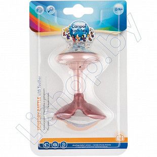 Погремушка-прорезыватель Canpol Babies Sensory Rattle (56/610_pin)
