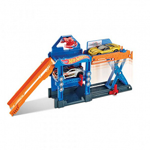 Игровой набор Hot Wheels Robo-Lift Speed Shop (DWK99 DWL02)