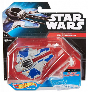 Звездолет Hot Wheels Звездные войны Jedi Starfighter (CGW52)