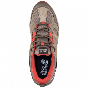 Водонепроницаемые кроссовки мужские Jack Wolfskin Vojo Hike Xt Texapore Low M clay / dark orange