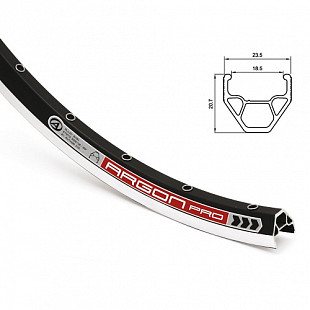 Обод Author Argon Pro 26" двойной, 559х23,5/18,5х20,7 8-36091524