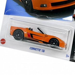 Машинка Hot Wheels Базовой коллекции Corvette C6 (5785 HTC14) mainline 2024