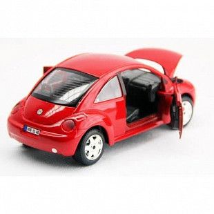 Коллекционная машина Bburago 1:24 VW Volkswagen New Beetle (18-22029) red