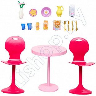 Игровой набор Barbie Комплект для завтрака (HPT51 HPT53)