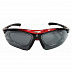 Очки для велосипедистов Zez Sport 0089/2-1 red