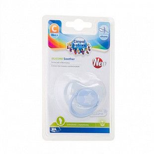 Пустышка Canpol babies Pastelove Силиконовая Ортодонтическая 18+ мес. (22/421) blue