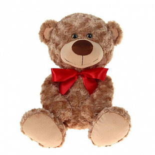 Мягкая игрушка Мальвина Медвежонок Ник 2.284.3 кофейный