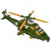 Игрушка пластмассовая на батарейках военный вертолёт KY80306-4 2 вида