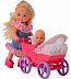 Куколка Evi Love с коляской и малышом (105736241) pink