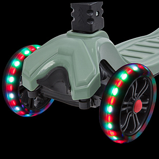 Самокат-кикборд Novatrack RainBow 120W.RAINBOW.PGN9 Khaki