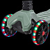 Самокат-кикборд Novatrack RainBow 120W.RAINBOW.PGN9 Khaki