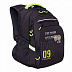 Рюкзак школьный GRIZZLY RB-050-2 /1 black/light green
