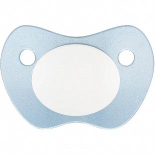 Пустышка Canpol babies ортодонтическая латексная 6-18 мес Basic 22/426_new blue