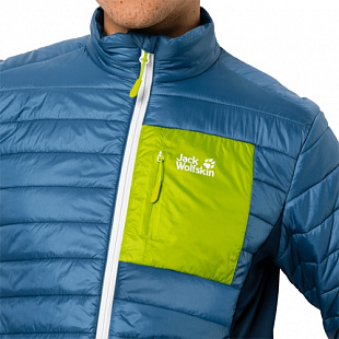 Ветрозащитная утепленная куртка мужская Jack Wolfskin Routeburn Jacket M indigo blue