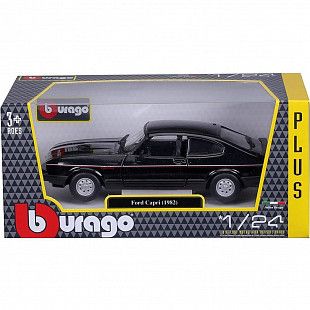 Машинка Bburago 1:24 Ford Capri (1982) (18-21093) black