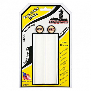 Грипсы ESI Racer's Edge 130 мм Силикон GREW9 White