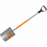 Лопата штыковая прямоугольная цельнометаллическая Робуст КОМ К-11