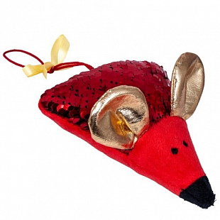 Мягкая игрушка Fancy Мышонок Сырник KMT0U red