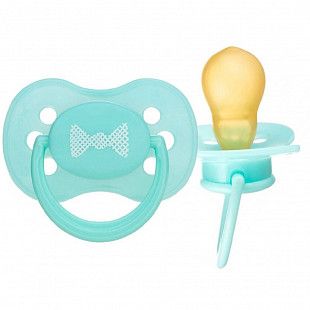 Пустышка Canpol babies Pastelove Латексная Круглая 6-18 мес. (22/429) turquoise