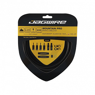 Комплект тормозных тросов Jagwire Mountain Pro Brake с пятислойной усиленной оболочкой black carnon ZJG50314