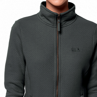 Джемпер женский Jack Wolfskin Natori Jacket W greenish grey