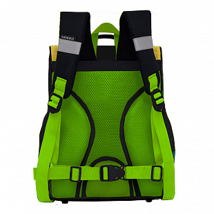 Рюкзак школьный с мешком GRIZZLY RAm-185-10 /1 black/grey