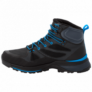 Ботинки мужские Jack Wolfskin Force Striker Texapore Mid M black / blue