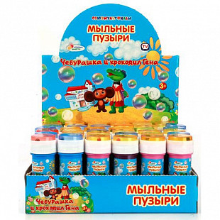 Мыльные пузыри Simbat Toys Играем Вместе Чебурашка 01014