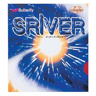 Накладка для ракеток Butterfly Sriver S red