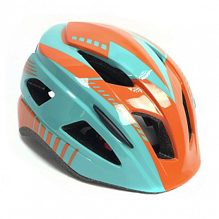 Велошлем Ausini Orange/Turquoise 03-4