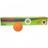 Мячи для настольного тенниса Atemi 2* ATB201 (6шт) orange