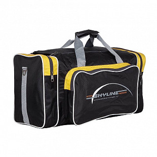 Дорожная сумка Polar 6008/6 black/yellow