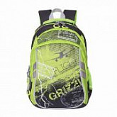 Рюкзак школьный GRIZZLY RB-964-4 /1 black/light green