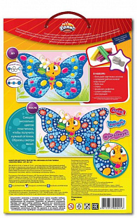 Набор для детского творчества Dalis Мозаика из пластилина Бабочка Лина MC-301