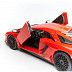 Коллекционная машина Bburago 1:24 Lamborghini Aventador LP750-4 SV (18-21079) red