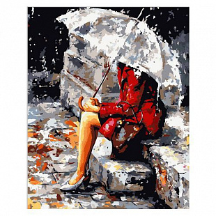 Картина по номерам Picasso Размышления под дождем PP4050096