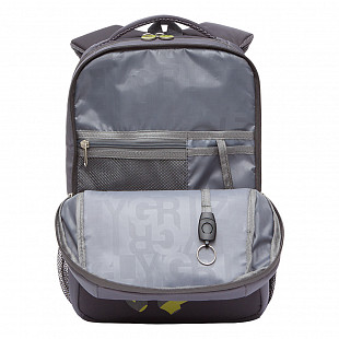 Рюкзак школьный GRIZZLY RB-156-2 /1 grey