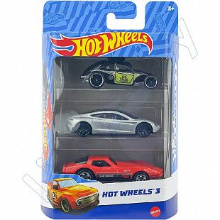 Набор машинок Hot Wheels 3 шт. (K5904 №105)