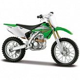 Масштабная модель мотоцикла Maisto 1:18 Kawasaki KX 250F 39300 (20-04045) Green