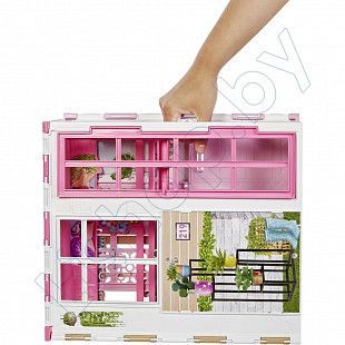 Игровой набор Barbie Malibu Загородный дом с куклой (HCD48)