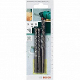 Набор сверл по бетону Bosch 3 штуки SDS-Quick 2609256908