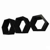 Комплект полок Qwerty Москва black 72003