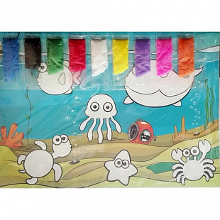 Игровой набор Genio Kids для творчества Картина из песка TP1001V