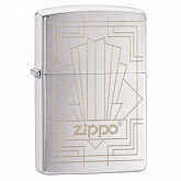 Зажигалка Zippo Deco Design Brushed 49206 chrome