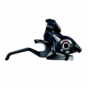Тормозная ручка Shimano ST-EF51 левая 3-зв. + трос, для V-Brake black ASTEF51LSBL