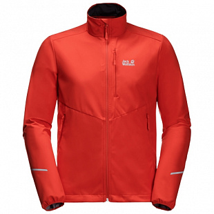 Куртка ветрозащитная мужская Jack Wolfskin Delta Tour Jkt M lava red