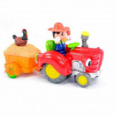 Трактор с прицепом Qunxing Toys Фермер HD963