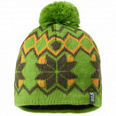 Шапка детская Jack Wolfskin Kids Nordic Pompom Cap 1903961 green