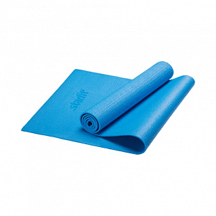 Гимнастический коврик для йоги, фитнеса Starfit FM-101 PVC blue (173x61x0,5)